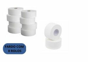 Papel Hig 100% Celulose Rolao Extra Luxo Branco E.r.p.l. – Fardo c/ 008 Unidades