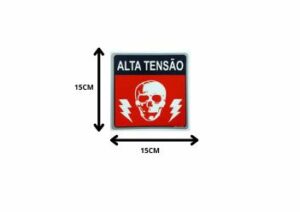 SIN41 – Alta Tensao – 15x15cm Grespanflexo – Unidade