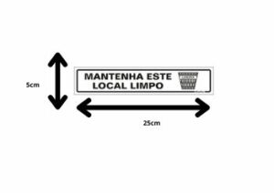 SIN17 – Manter Local Limpo  – 5×25 cm Grespanflexo – Pacote