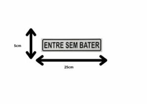 SIN24 – Entre Sem Bater – 5×25 cm Grespanflexo – Pacote
