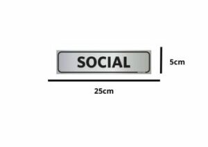 SIN05  Social – 5×25 cm Grespanflexo – Unidade