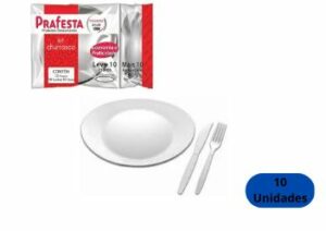 Kit Churrasco – Cristal Prafesta – Pacote c/ 010 Unidades