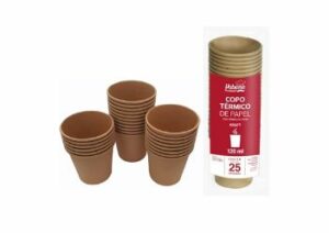 Copo de Papel 120 ml Termico Papel E.r.p.l. – Pacote c/ 050 Unidades