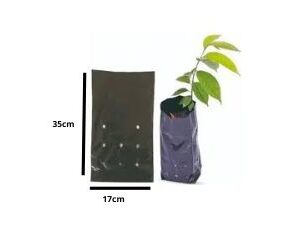 Saco PE Muda 17x35x0.020 Preto E.r.p.l. - Kilo