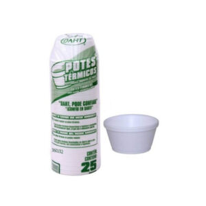 Pote Isopor 350 ml Termico com Tampa Bm300 Spumapac - Cento